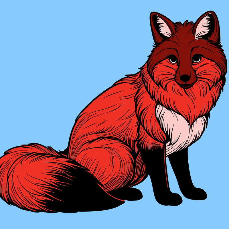 realistic fox