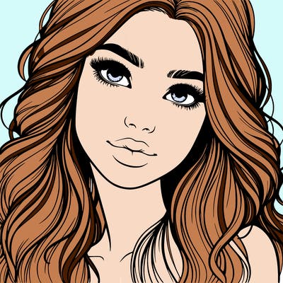 beautiful realistic girl