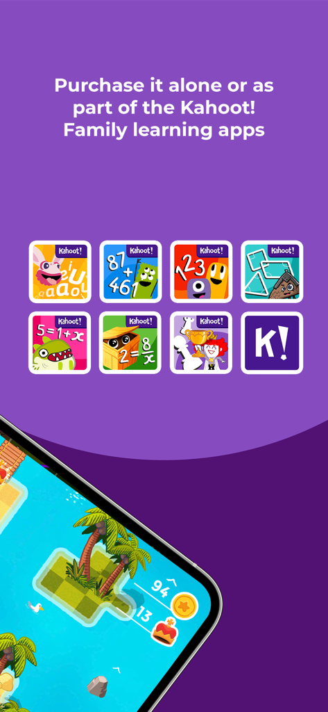 Kahoot! Learn Chess: DragonBox - Paquete de aplicaciones de aprendizaje familiar de Kahoot que incluye juegos de ajedrez, álgebra y matemáticas