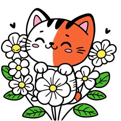 cat flowers