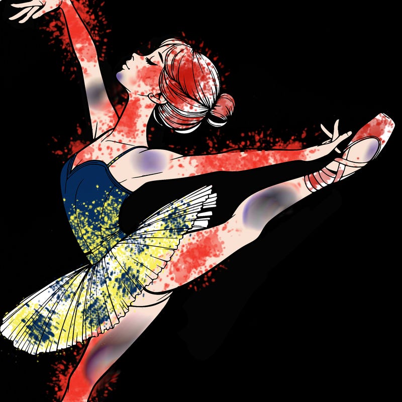 realistic ballerina