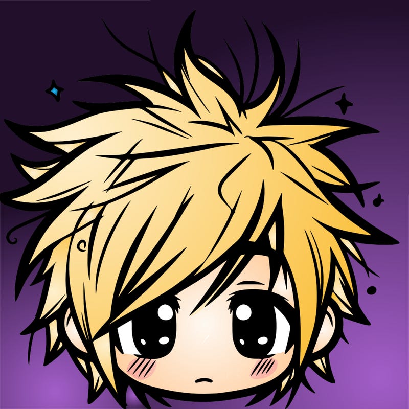 messy hair sharp eyes