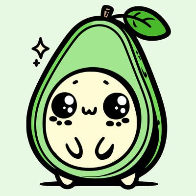 cute avocado