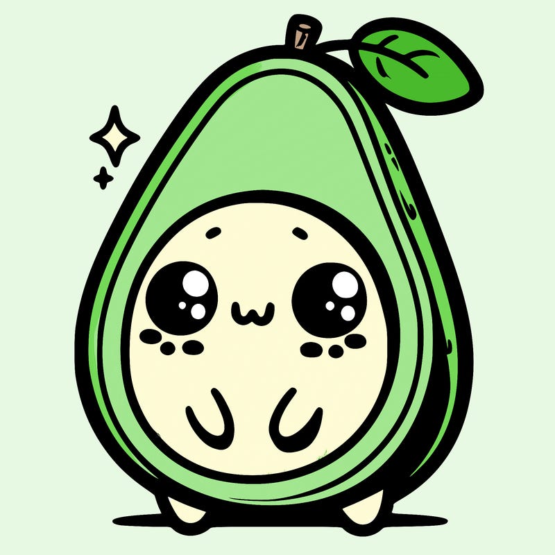 cute avocado