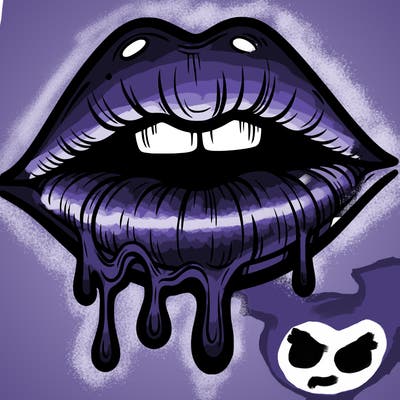 lips that look realistic and drip