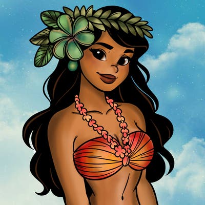 hawaiian woman