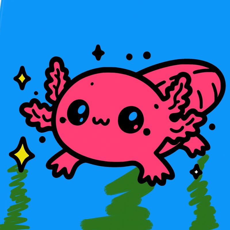 cute axolotl