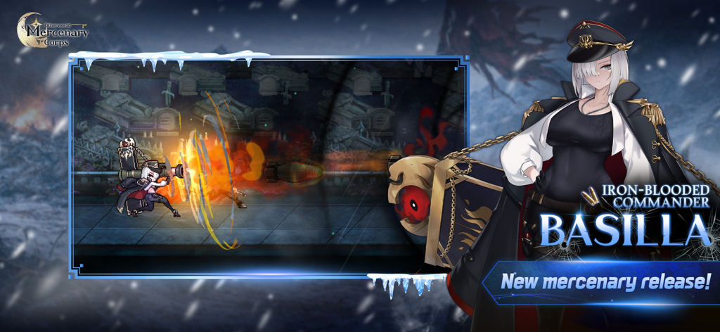 Otherworld Mercenary Corps - Basilla the Iron-Blooded Commander new mercenary release in Otherworld Mercenary Corps