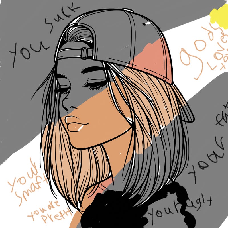 realistic  girl with a backwards hat