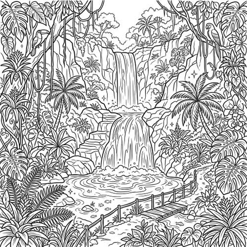 Rainforest Waterfalls