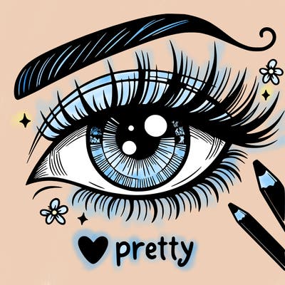 pretty eye
