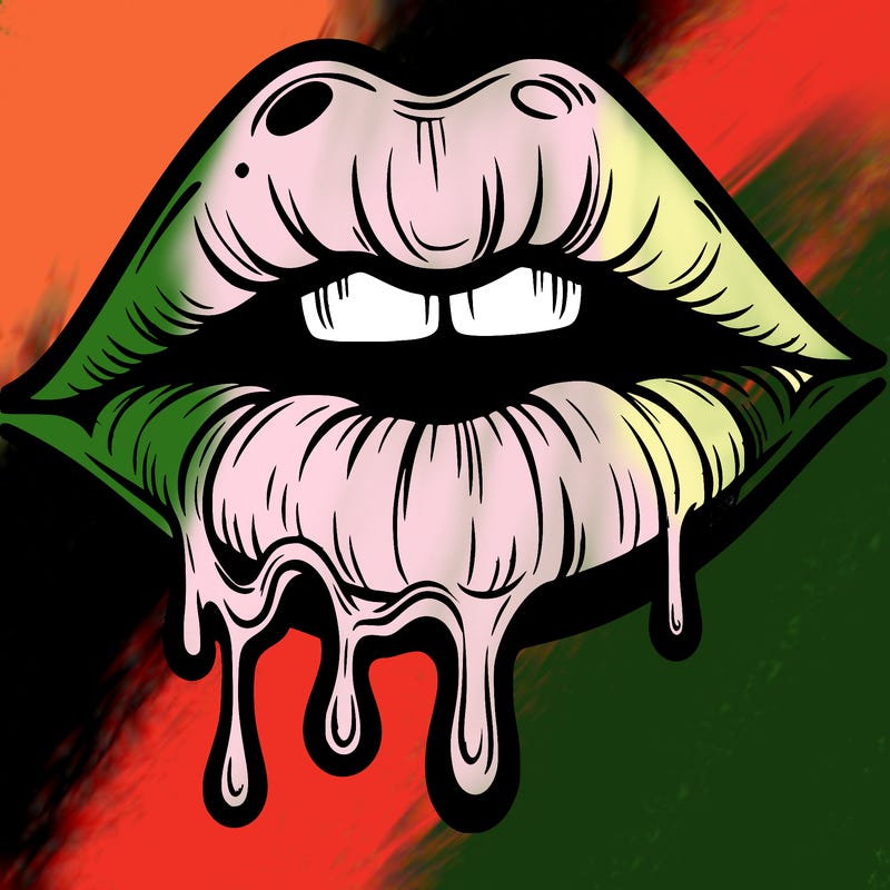 lips that look realistic and drip