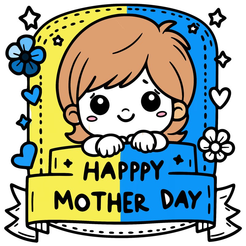 happy mother day sign