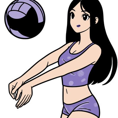 volleybal girl