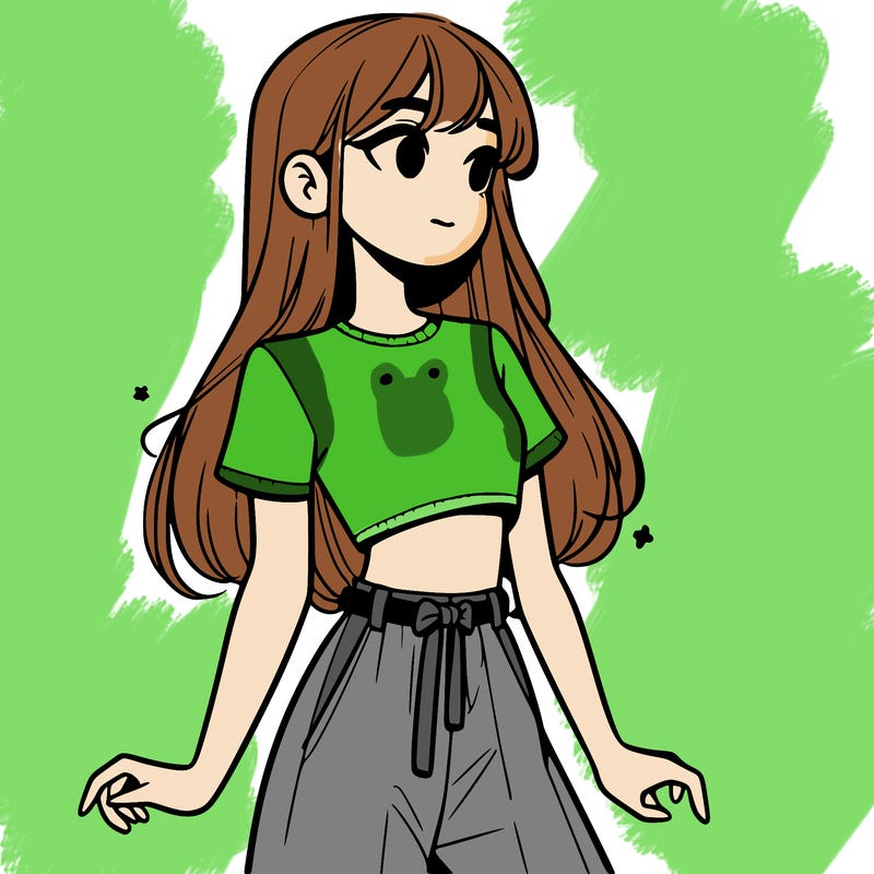 girl in a cute crop top