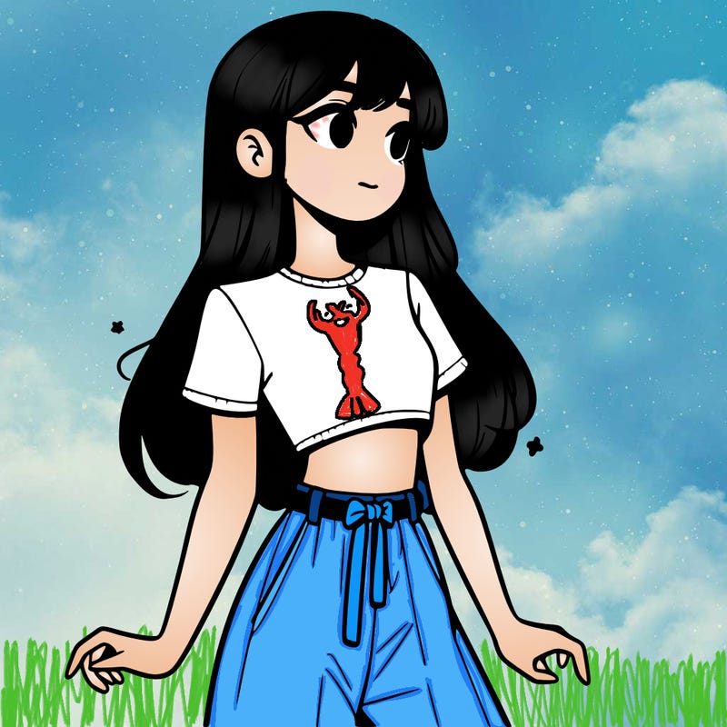 girl in a cute crop top