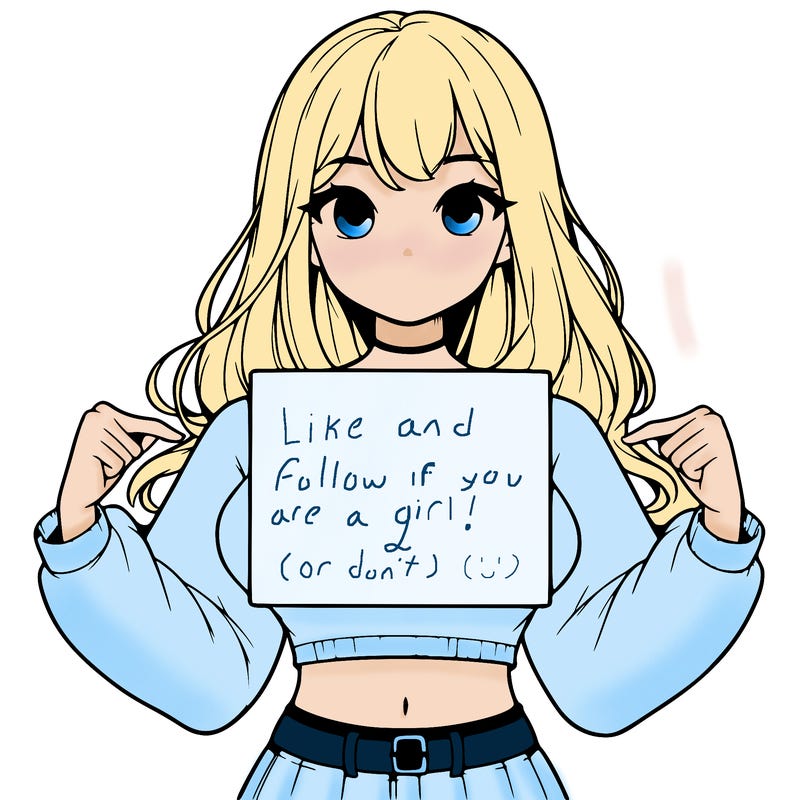 girl holding a blank sign in a long sleeve crop top