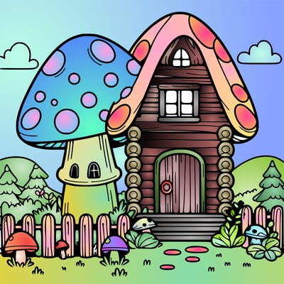 mushroom house