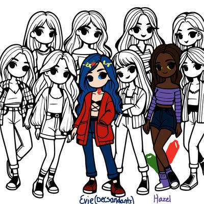 group of girls
