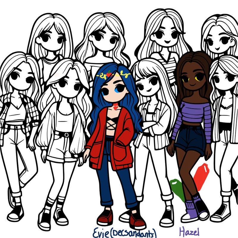 group of girls