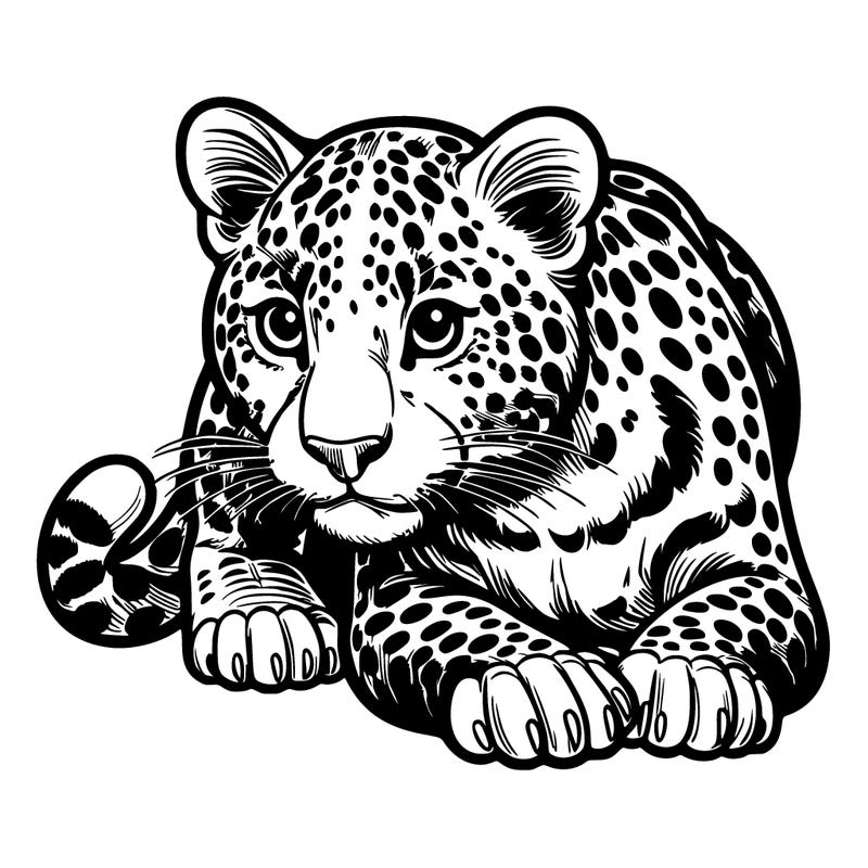 realistic leopard