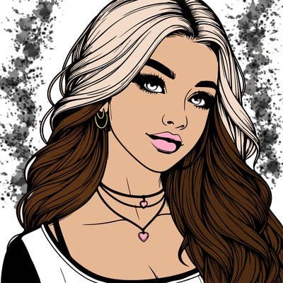 detailed realistic girl
