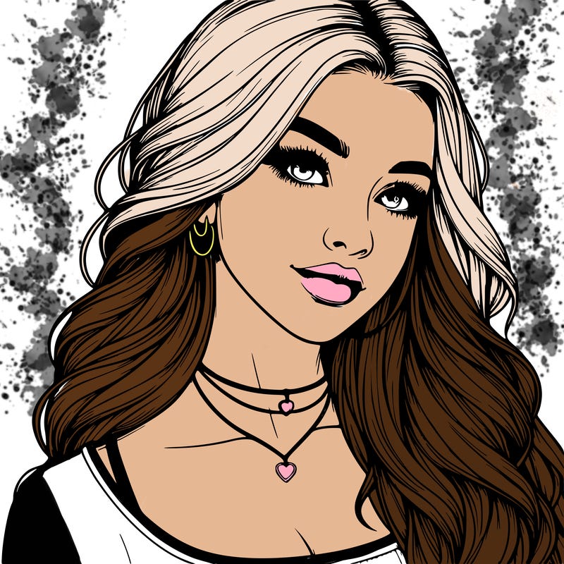 detailed realistic girl