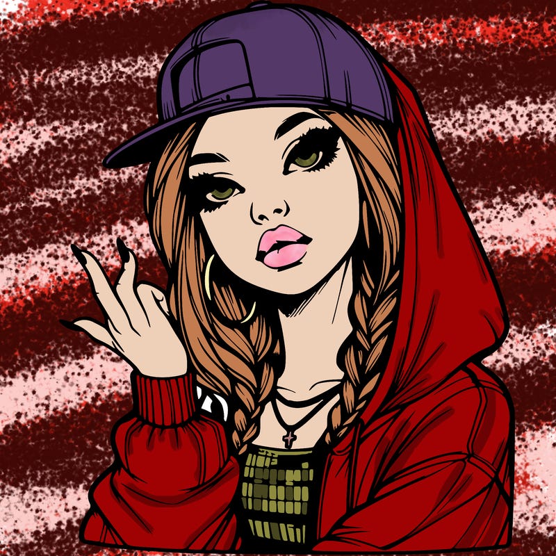 realistic hip hop girl