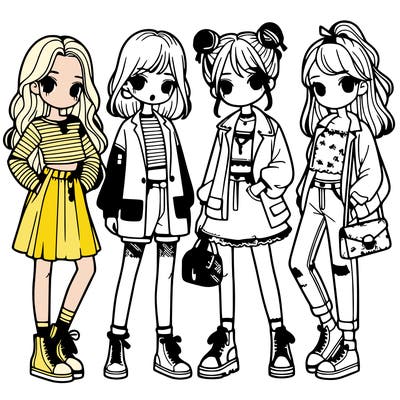 girls with fashion