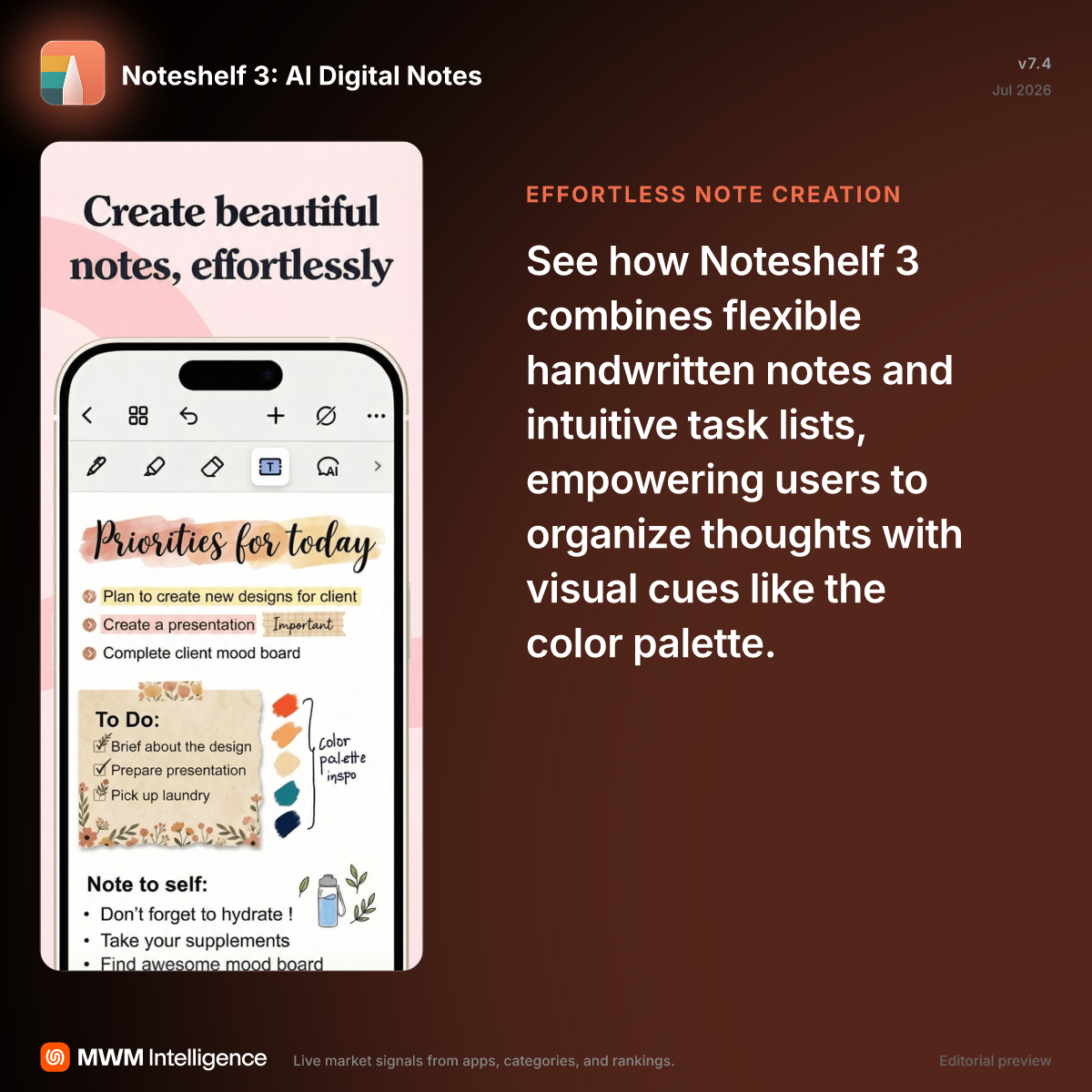 Noteshelf 3: AI Digital Notes - Productivity App | MWM