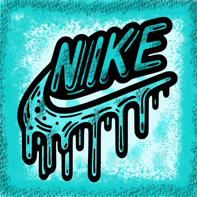 drippy nike logo
