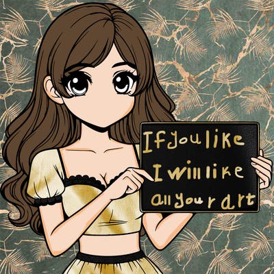 realistic pretty girl holding blank sign