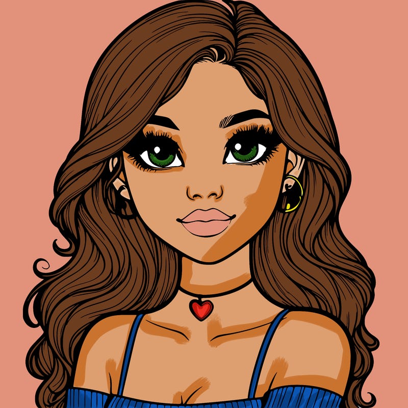 realistic pretty girl