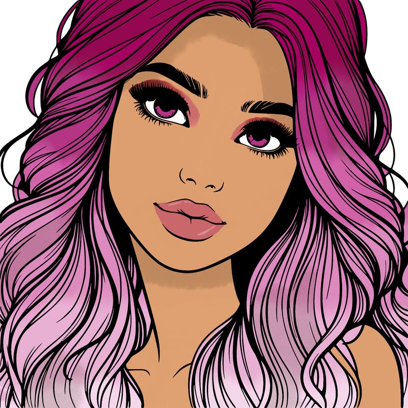 beautiful realistic girl