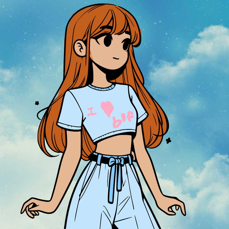 girl in a cute crop top