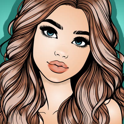 beautiful realistic girl