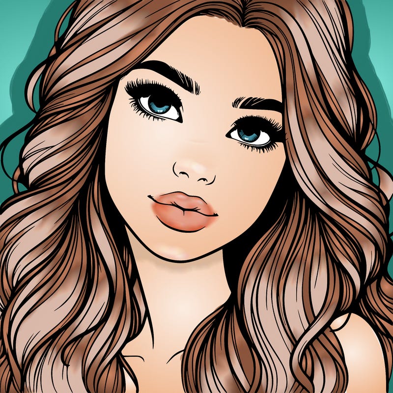 beautiful realistic girl