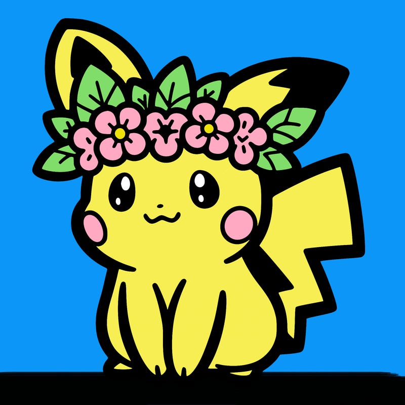 pokemon with a flower crown