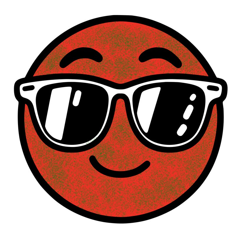 emoji with sunglasses