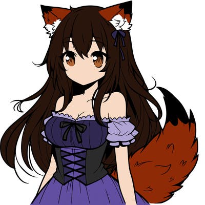 anime wolf girl