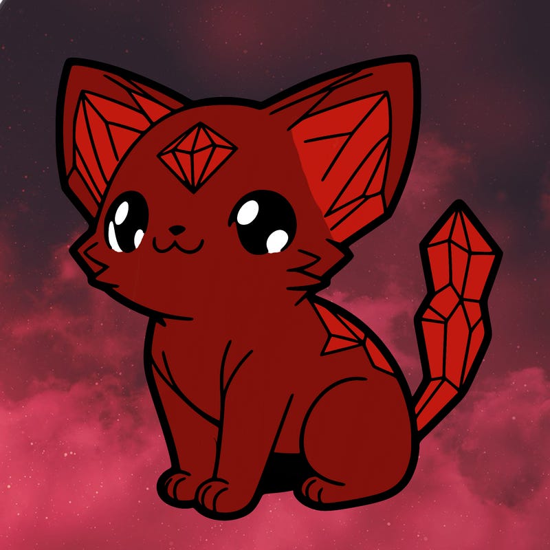 crystal kitten