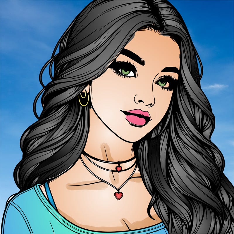 detailed realistic girl