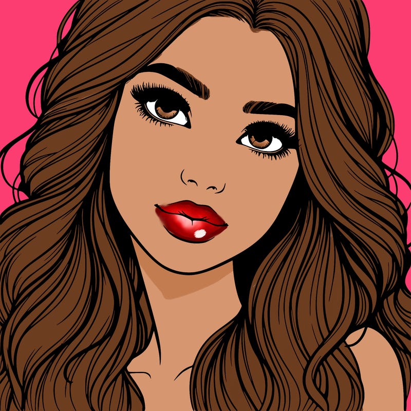 beautiful realistic girl