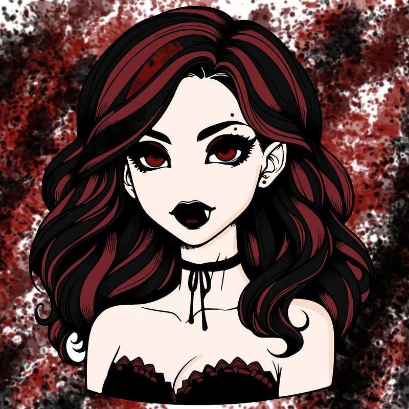 vampire girl realistic