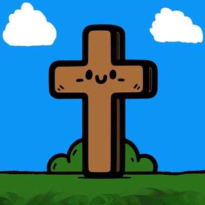 simple christian cross