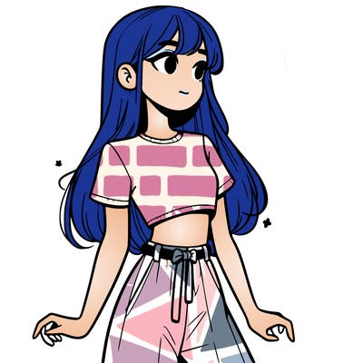 girl in a cute crop top