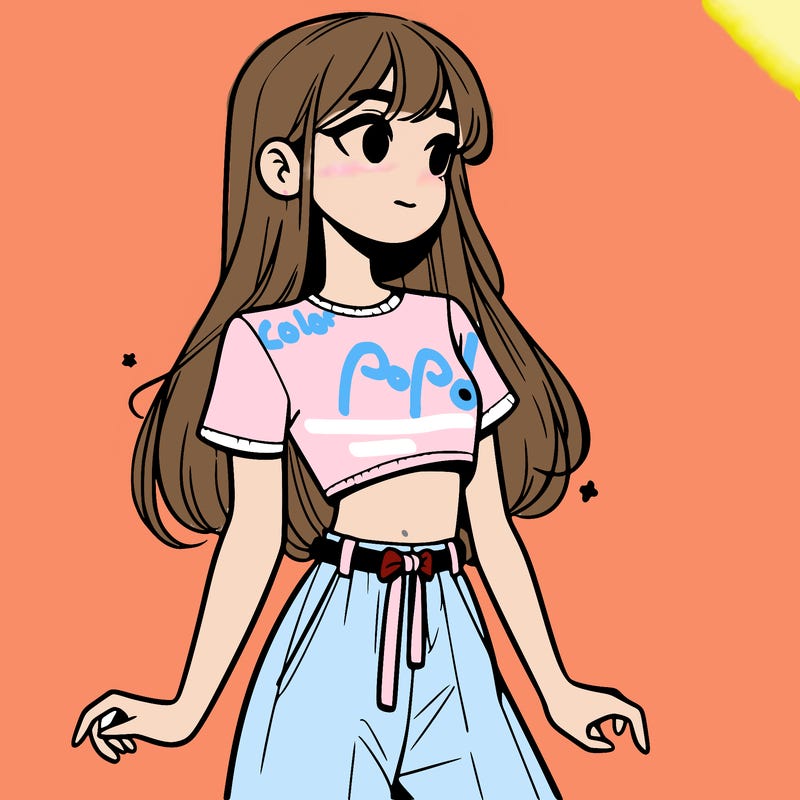 girl in a cute crop top