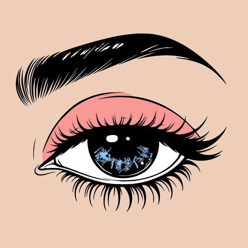 eye closed realistic