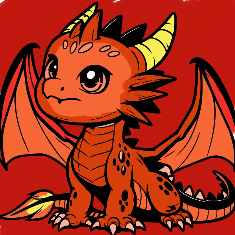fierce baby night dragon