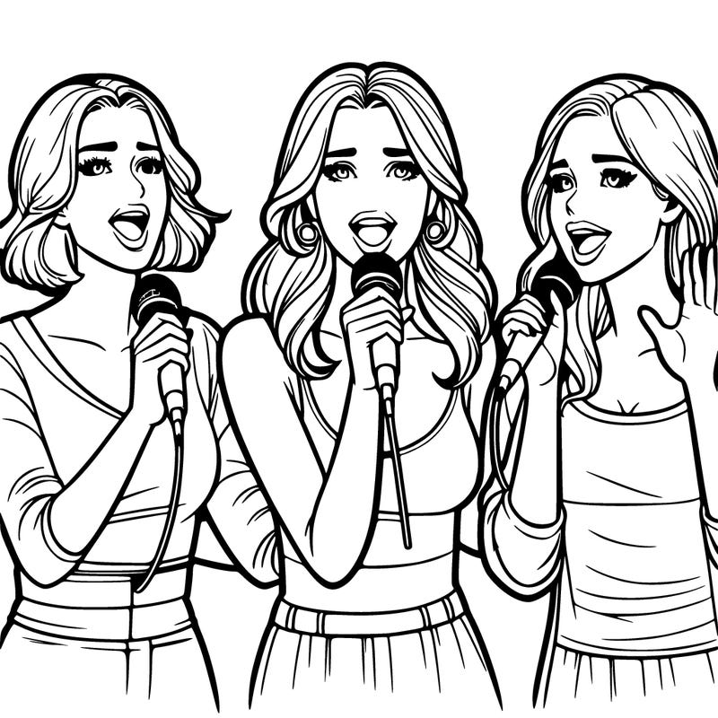 realistc women singing